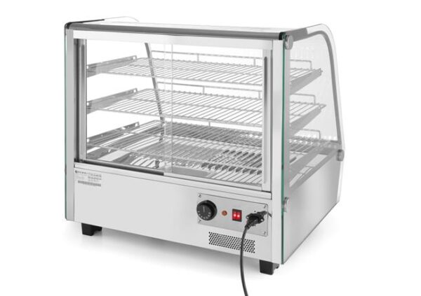 Nastavitelná topná vitrína, HENDI, 120 litrů, 230V/1100W, 685x575x(H)680mm - Image 5