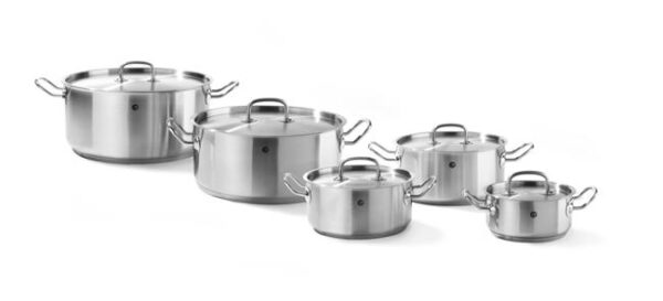 Nízký hrnec – s poklicí, HENDI, Kitchen Line, 4,9L, ø240x(H)110mm - Image 2