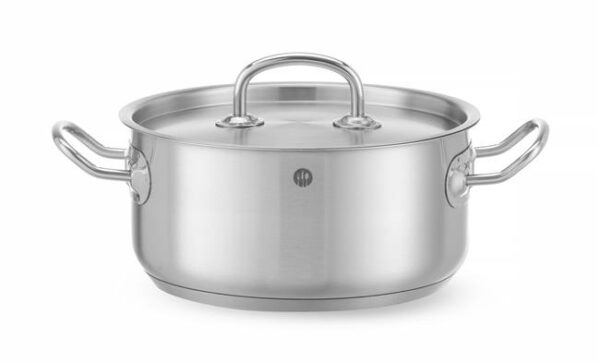 Nízký hrnec – s poklicí, HENDI, Kitchen Line, 4,9L, ø240x(H)110mm - Image 8