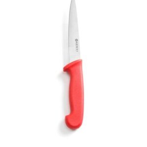 Nože HACCP červenej farby – na surové mäso, HENDI, Červená, (L)300mm