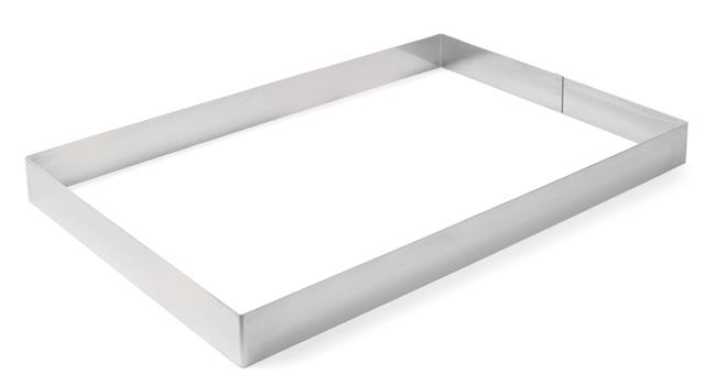 Obdĺžniková pekárensko-cukrárenská forma, HENDI, 585x385x(H)60mm