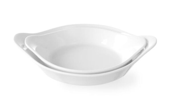 Kulatá půlmiska na pečení s rukojeťmi, HENDI, 0,15L, 185x152x(H)40mm - Image 2
