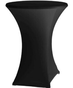 Kulatý ubrus Symposium ø70-85 cm, HENDI, Černá, ø850x(H)1150mm