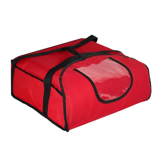 Taška na pizzu / zateplená taška - na 5 krabic na pizzu 43x43cm - červená - Image 3