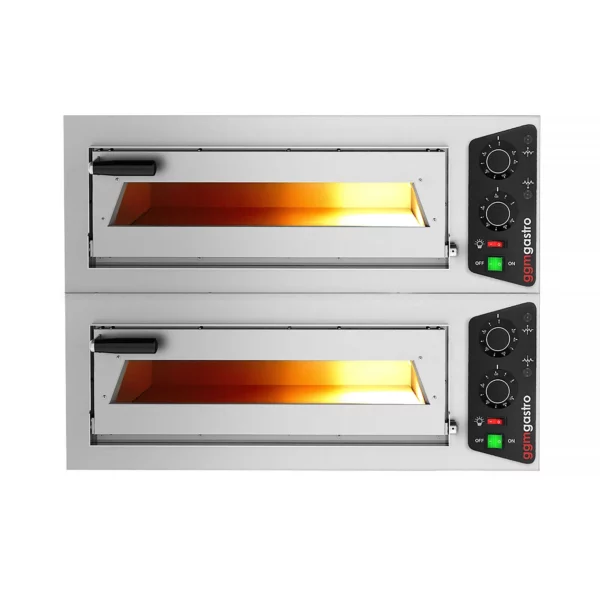 (2 kusy) Elektrická kamna na pizzu - 1+1x 35cm - manuální - Image 5