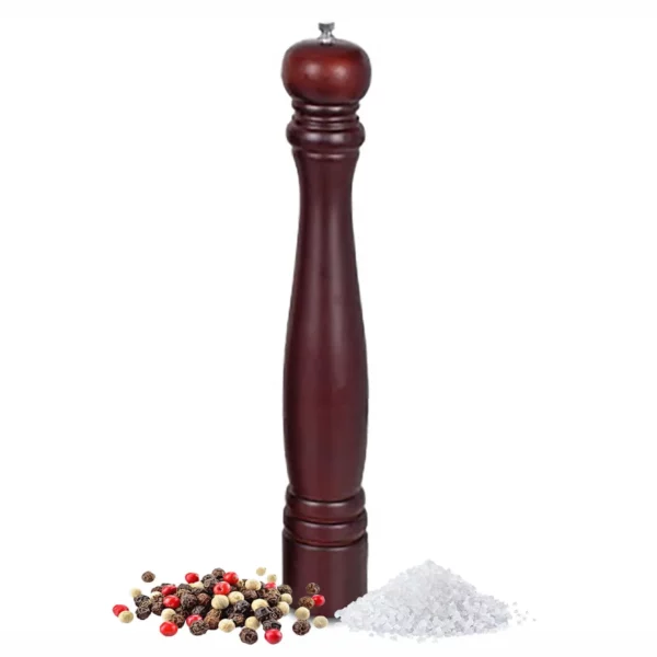 Dřevěný mlýnek na pepř a sůl - výška: 46 cm - Image 7