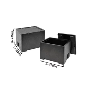 Termobox GN 1/2 - 31,2 litru | Izolovaný box | Polystyrenový box | Polibox | Zahřívací box