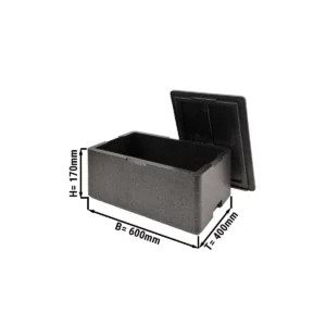 Termobox GN 1/1 - 20,2 litru | Izolovaný box | Polystyrenový box | Polibox | Zahřívací box
