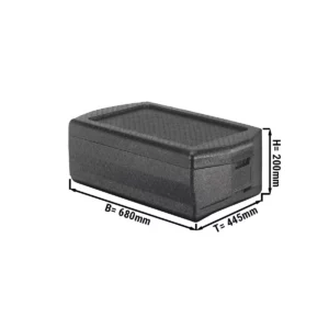 Thermobox Plus GN 1/1 - 24,9 litrů | Izolovaný box | Polystyrenový box | Polibox | Zahřívací box