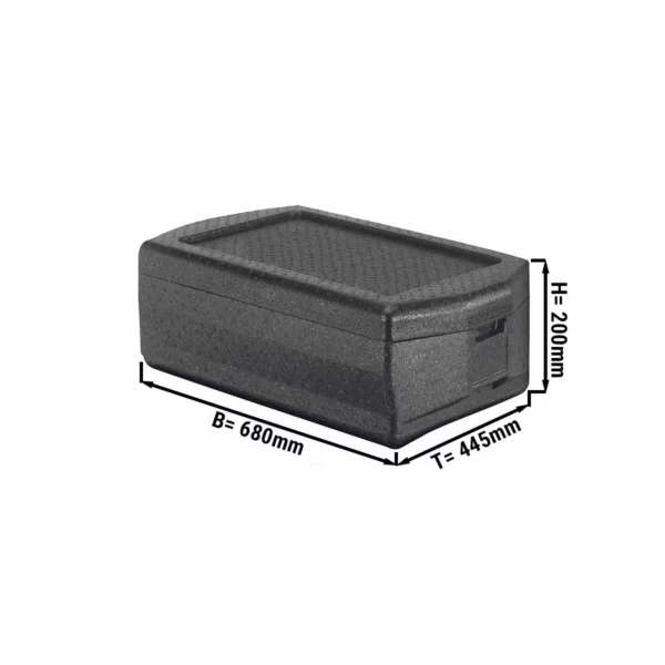Thermobox Plus GN 1/1 - 24,9 litrů | Izolovaný box | Polystyrenový box | Polibox | Zahřívací box