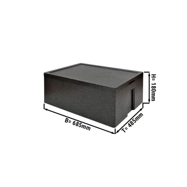 Termobox Maxi - 31,9 litrů | Izolovaný box | Polystyrenový box | Polibox | Zahřívací box