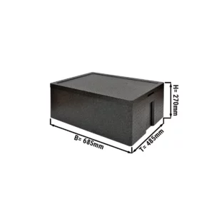 Termobox Maxi - 55,8 litrů | Izolovaný box | Polystyrenový box | Polibox | Zahřívací box