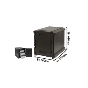 Porter GN 1/1 - 83 litrů | Termobox | Izolovaný box | Polystyrenový box | Polibox | Zahřívací box