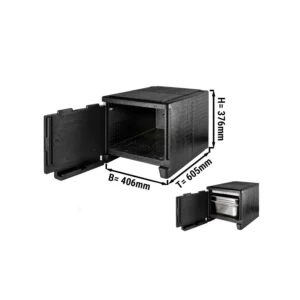 Porter Mini GN 1/1 - 49 litrů | Termobox | Izolovaný box | Polystyrenový box | Polibox | Zahřívací box