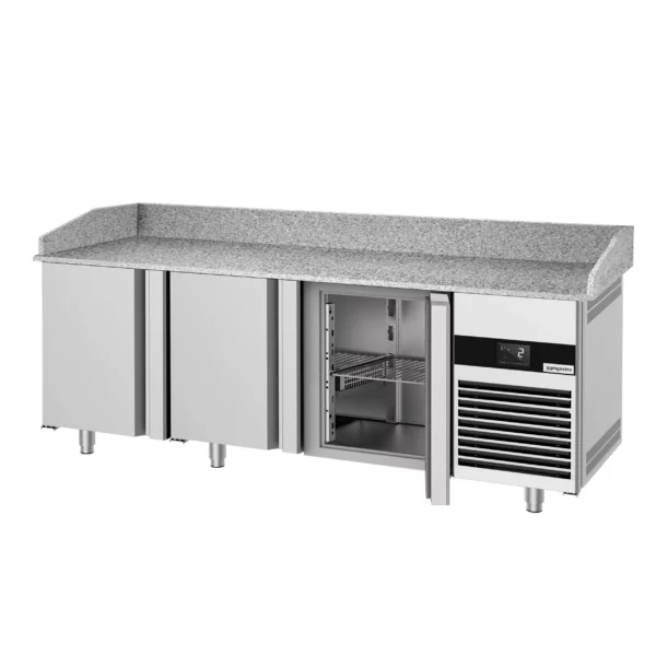 Chladící stůl na pizzu PREMIUM - 2100x800mm - se 3 dveřmi - Image 9