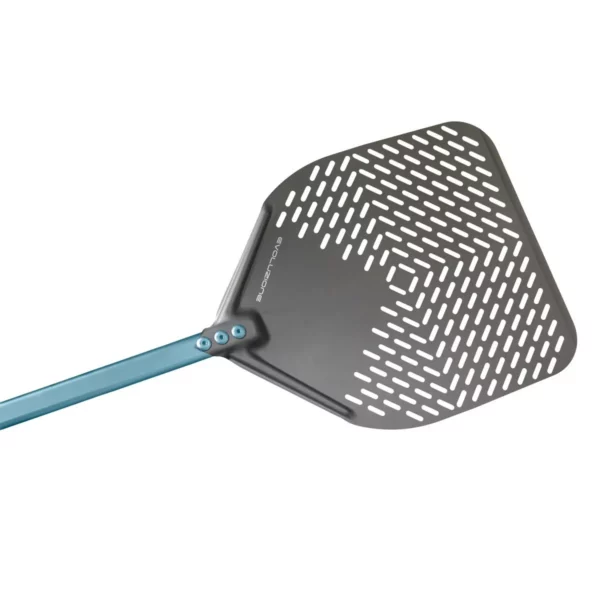 Hliníková lopata na pizzu - 33 cm - perforovaná - Image 3