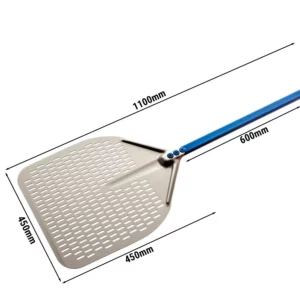Lopata na pizzu z hliníku - 45 cm - perforovaná