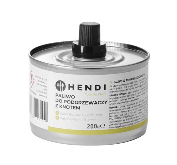 Palivo do ohřívačů s knotem - plechovka, HENDI, doba hoření 6 hodin, 24 ks - Image 11