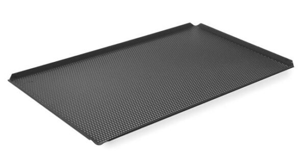 Perforovaný plech na pečenie GN 1/1 – 4 steny, HENDI, 530x325x(H)10mm