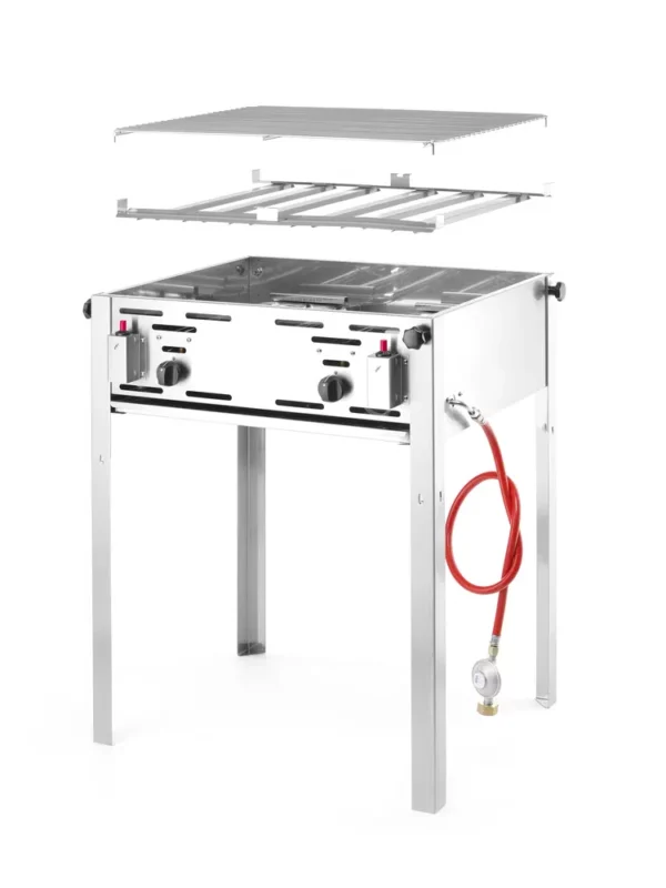 Plynový gril Roast-Master Maxi, HENDI, 11kW, 650x540x(H)840mm