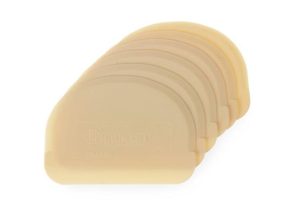 Půlkulatá cukrářská stěrka – sada 6 ks, HENDI, 6 ks, 120x88mm - Image 2