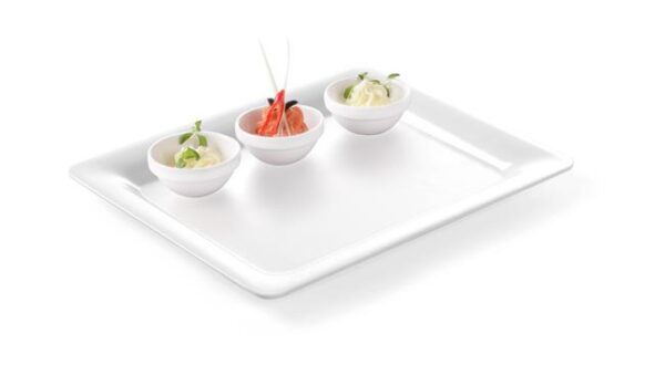 Porcelánový bufetový podnos GN, Fine Dine, GN 2/4, 530x163x(H)20mm - Image 5