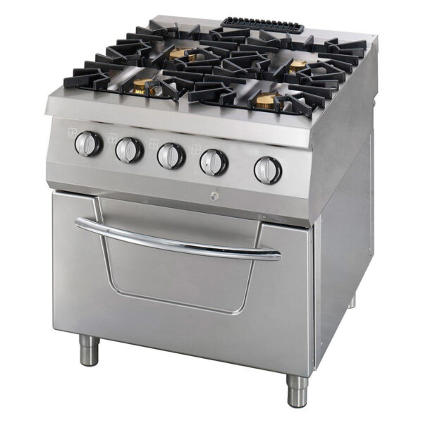 Plynový sporák - 4 hořáky + trouba Premium | Maxima 09398500