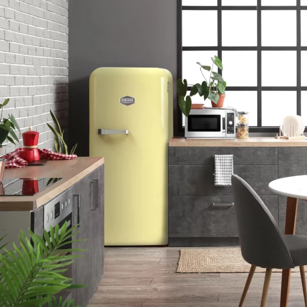 GASTRO COOL | Retro chladnička - 300 litrů - 1 dvířka - Krémová - Image 6