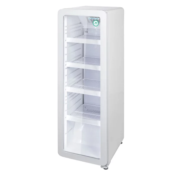 GASTRO COOL | Chladnička se skleněnými dveřmi - 135 litrů - úzká - 1 skleněné dveře - bílá - Image 5