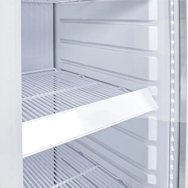 GASTRO COOL | Chladnička se skleněnými dveřmi - 135 litrů - úzká - 1 skleněné dveře - bílá - Image 11