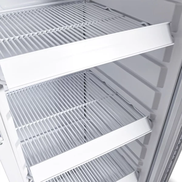GASTRO COOL | Chladnička se skleněnými dveřmi - 135 litrů - úzká - 1 skleněné dveře - bílá - Image 7