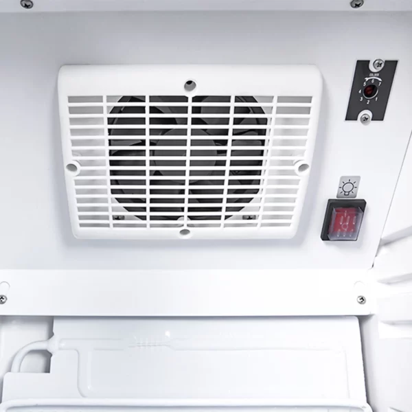 GASTRO COOL | Chladnička se skleněnými dveřmi - 220 litrů - úzká - 1 skleněné dveře - bílá - Image 10
