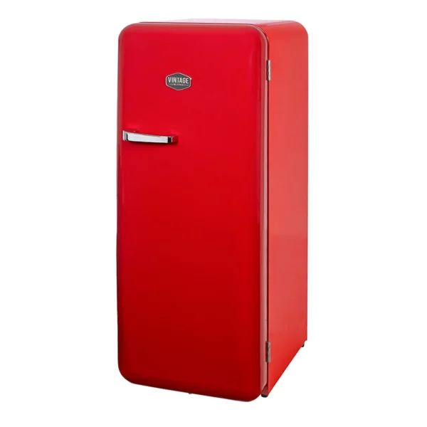 GASTRO COOL | Retro chladnička - 300 litrů - 1 dvířka - červená - Image 4