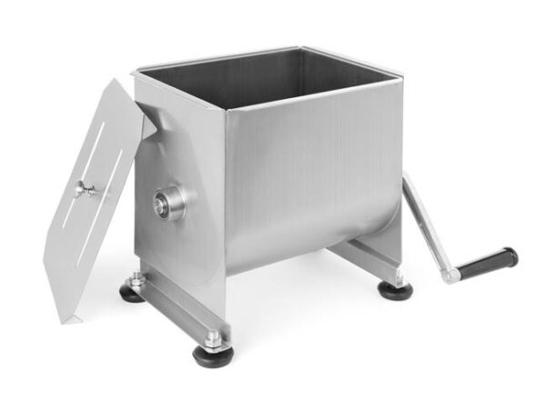 Ruční mísič na náplň do klobás, HENDI, množství masa: 6,5 kg, 10L, 450x230x(H)335mm - Image 3