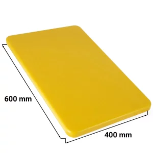 Prkénka na krájení - 40 x 60 cm - tloušťka 2 cm - žlutá