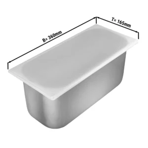 Silikonové víko na nádobu na zmrzlinu - 360 x 165 mm
