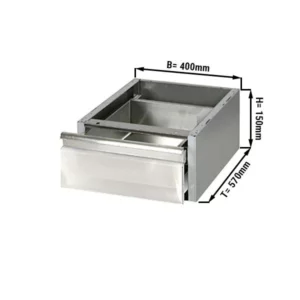 Zásuvkový blok s 1 zásuvkou PREMIUM - modul spodní konstrukce 400x560mm