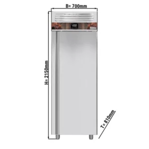 Čokoládová chladnička PREMIUM - GN 2/1 - 700 litrů - s 1 dveřmi