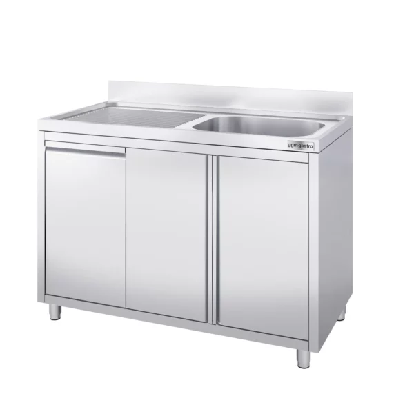 Skříňka pod umyvadlo - 1200x600mm - s nádobou na odpad a 1 umyvadlem vpravo - Image 6