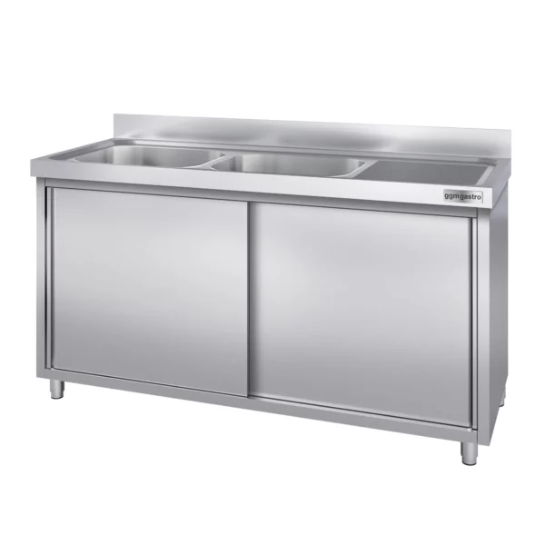 Dřezová skříňka PREMIUM - 1400x700mm - se 2 umyvadly vlevo - Image 2
