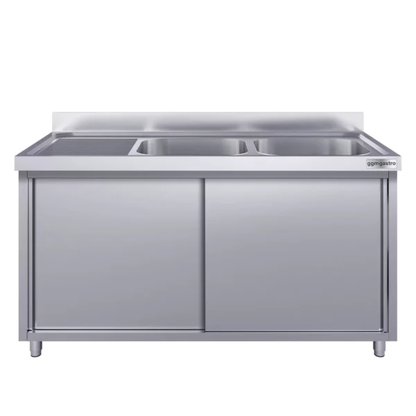 Dřezová skříňka ECO - 1400x700mm - se 2 umyvadly vpravo - Image 4