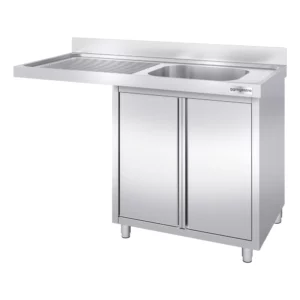 Dřezová skříňka k myčce nádobí - 1400x600mm -1 umyvadlo vpravo Š500xH400xV250mm
