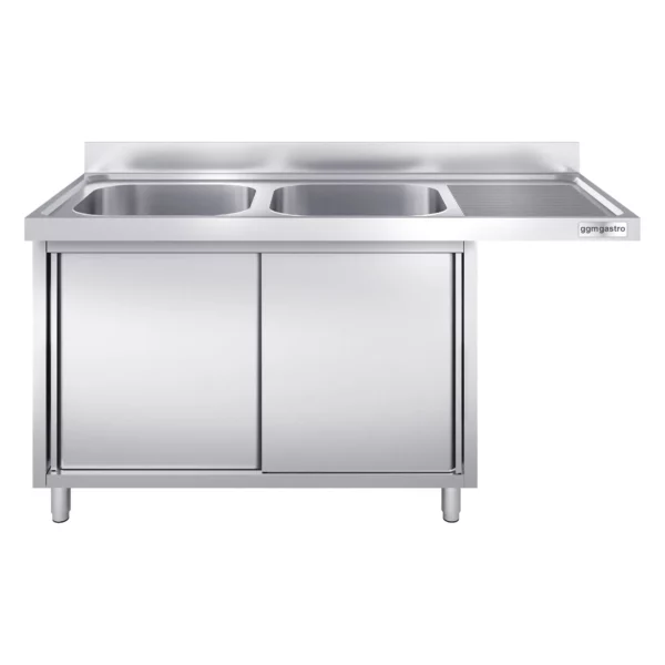 Dřezová skříňka k myčce nádobí 2000x600mm - se 2 umyvadly vlevo - Image 3