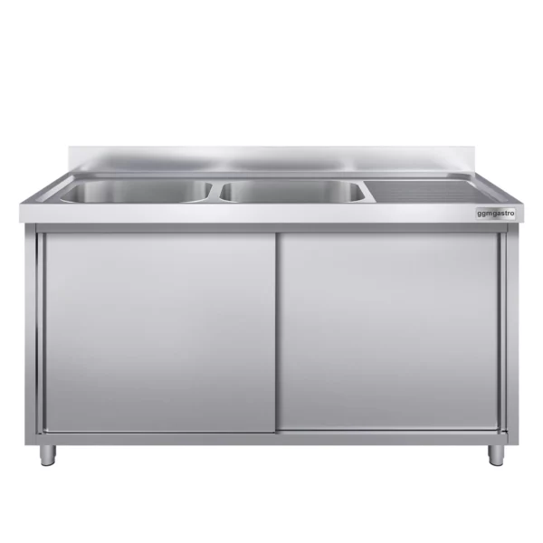 Dřezová skříňka PREMIUM - 1600x700mm - se 2 umyvadly vlevo - Image 4