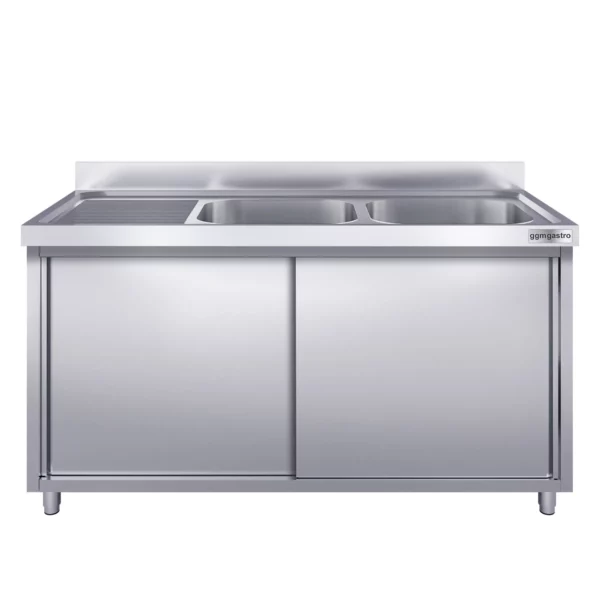 Dřezová skříňka PREMIUM - 1600x700mm - se 2 umyvadly vpravo - Image 5