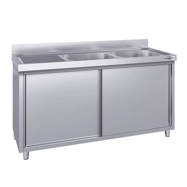 Dřezová skříňka ECO - 1600x700mm - se 2 umyvadly vpravo - Image 5