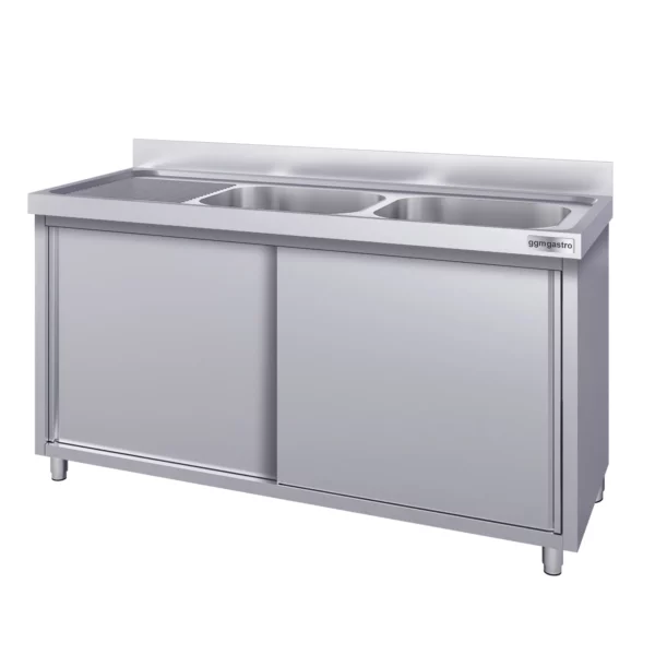 Dřezová skříňka ECO - 1800x700mm - se 2 umyvadly vpravo - Image 4