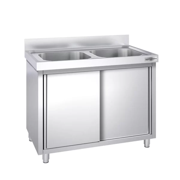 Dřezová skříňka PREMIUM - 1400x700mm - se 2 umyvadly ve středu - Image 5