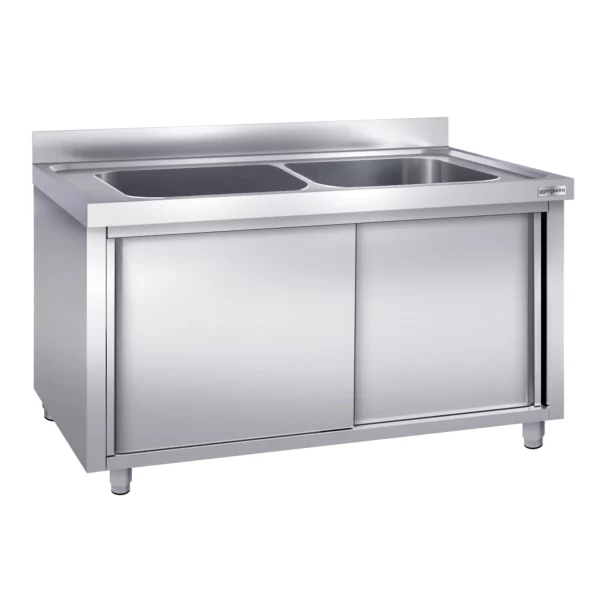 Skříňka na mytí hrnců - 1400x700mm - s 1 umyvadlem - Image 4