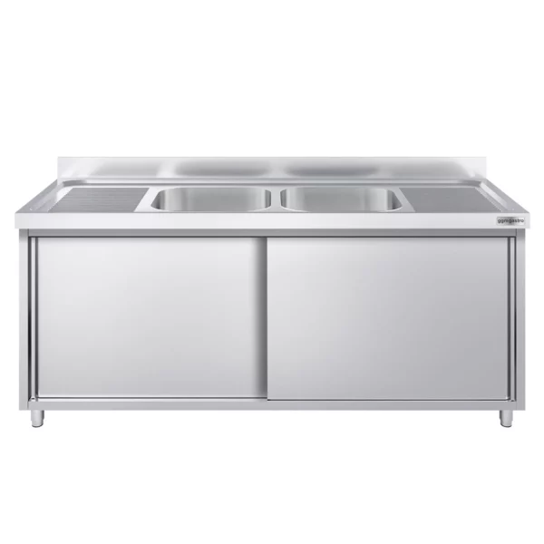Dřezová skříňka PREMIUM - 2000x700mm - se 2 umyvadly ve středu - Image 5